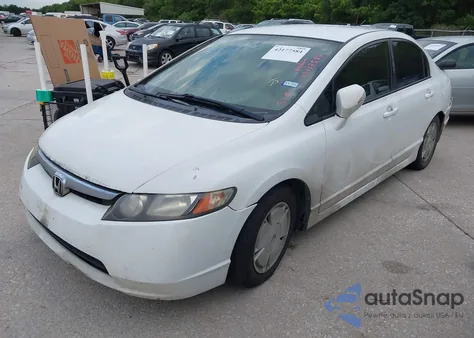 2007 Honda Civic Hybrid from USA, damaged, VIN JHMFA36227S017171